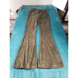 Aerie Jeans Size Extra Small Womens Green Pants Corduroy Flared Wide Leg NWT